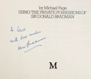 DON BRADMAN personally signed and dedicated books: "Bradman - The Illustrated Biography" by Michael Page [Macmillan, Melbourne, 1983] and "The Bradman Era" by O'Reilly and Egan [ABC/Collins, Sydney, 1983]. (2 items). - 3