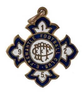 EAST FREMANTLE FOOTBALL CLUB: 1925 membership fob