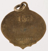 COLLINGWOOD CRICKET CLUB: Membership fobs for 1938-39, 1939-40 and 1941-42, all #158. A rare WWII group. (3 items) - 3