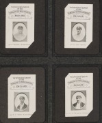 UNITED TOBACCO COMPANIES (SOUTH) LTD., SOUTH AFRICA THE SPRINGBOK SERIES OF 1912 TRIANGULAR TEST MATCH CRICKETERS: A remarkable collection of these rarely seen cards comprising of Australian players (13-16 and 54-70), English players (33-52) and south Afr - 4