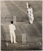 BOB SIMPSON'S 1961 BAGGY GREEN CAP, Bob Simpson's "Baggy Green" Australian Test Team cap, green wool with embroidered Australian coat of arms and the series date "1961" embroidered to the front panel. Farmer's Sydney makers label to inside crown with "R. - 4