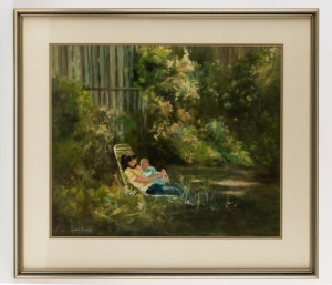 AVRIL FOENANDER, Spring afternoon,&nbsp; oil on artists board, signed lower left, 50 x 60cm; framed 69 x 78cm overall