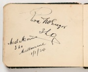 THE BODYLINE SERIES: The autograph book presented as a Christmas present by the mother of a young Scotch College student in Melbourne in December 1930. Young Stanley Evans of Kew managed to collect the original signatures of the whole English Touring Part - 2