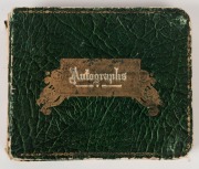 THE BODYLINE SERIES: The autograph book presented as a Christmas present by the mother of a young Scotch College student in Melbourne in December 1930. Young Stanley Evans of Kew managed to collect the original signatures of the whole English Touring Part - 3