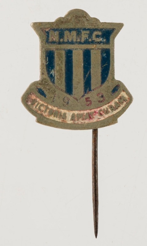 NORTH MELBOURNE FOOTBALL CLUB: 1953 End of Season Trip pin