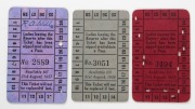 MELBOURNE CRICKET CLUB LADY'S TICKETS: 1934-35, 1935-36 and 1936-37 (3 items) - 2