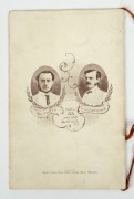 JUBILEE OF INTERNATIONAL CRICKET: "Victorian Cricket Association Invitation Smoke Concert, 30th Dec. 1911, Masonic Hall, Collins Street.", 12-page pictorial programme&nbsp;featuring the 1862 Captains (Marshall and Stephenson) on the front cover, the programme - 2