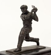 Frederick Whitehouse, "The Cover Drive - Donald Bradman A.C.", limited edition bronze statuette, (#133/500) cast by Legends Memorabilia and accompanied by a PWC/Bradman Museum Certificate of Limitation. - 3