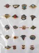 LAWN BOWLS: An extensive collection of Australian Bowling Club badges, a few dated (1930s - 1980s) and a few internationals noted, mounted in an album for display. (approx 150; all different). - 2