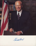 US PRESIDENTS: Group with Gerald Ford (38th President) signature inside his book "A Time to Heal" [New York, 1979], plus signed photo, handkerchief & cards (2); Jimmy Carter (39th President) signature inside his book "Why Not the Best" [Nashville, 1975]. - 2