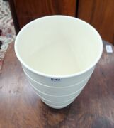 KEITH MURRAY Wedgwood cream porcelain vase, stamped "K. M. Wedgwood of Etruria & Barlaston", 23.5cm high - 3