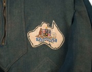 Beverley Ann BAINBRIDGE (nee Spargo, 1940 - 2016) 1956 Team track suit top with official label and Australian Team emblem; 1956 Australian Team tie; another Australian Team track suit top (probably Australian Team to Cardiff Games 1958) and two Australian - 3