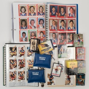 An accumulation/collection of cards in albums, packets and loose; mainly 1970s - recent, but also noted a small number of earlier items. Condition is mixed, from poor to EF. (100s). Housed in two boxes.