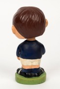 CARLTON: c.1960 bobblehead figurine, made in Japan by Grizelle, in Carlton colours with logo to jumper and club name at base, 15cm tall. - 2