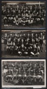 CARLTON TEAM POSTCARDS: 1940-42 Chas. Boyles postcards 'VFL Teams', showing 1940, 1941 & 1942 Carlton teams. G/VG. (3 items). Two with pencil annotations verso identifying the players.