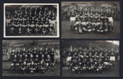 CARLTON: 1944, 1946, 1947 and 1948 original Team postcards or postcard sized photographs, (4).