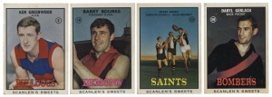 1968 Scanlens 'Footballers' series B (featuring a team logo puzzle on reverse), complete set [40], generally very fine condition.