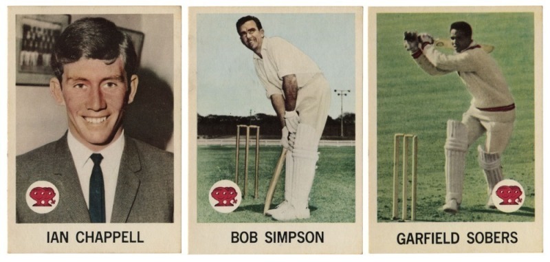 1965 Scanlens Cricket Gum, almost complete set of cards [39/40, lacking only #37 David Allen], VF/EF condition.