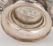 WING ON Chinese export silver bowl of lotus form with dragon decoration, early 20th century, stamped "SILVER" with two seal marks, 9cm high, 15cm wide, 222 grams - 4