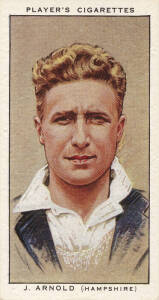 BALANCE OF COLLECTION, noted cigarette cards including Players "Cricketers 1934" [50] & "Cricketers 1938" [50]; basketball cards; banknotes & coins; movies ephemera.