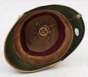 British 1878 Home Pattern Officer's helmet with metal travel container, Royal Irish Regiment. - 4