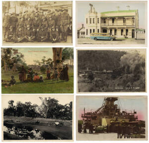 Group including early Ida Rentoul Outhwaite, WW1 real photographs, Australian & New Zealand, Aboriginal & Maori. Inspection will reward. 150+ cards