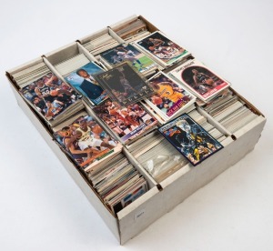 TRADING CARDS: large 1990s accumulation of predominantly basketball cards with other sports well represented including Baseball, NFL, NRL, Ice Hockey, Cricket & Soccer (World Cup) cards. Huge quantity to work through; generally VG condition. (1000s)
