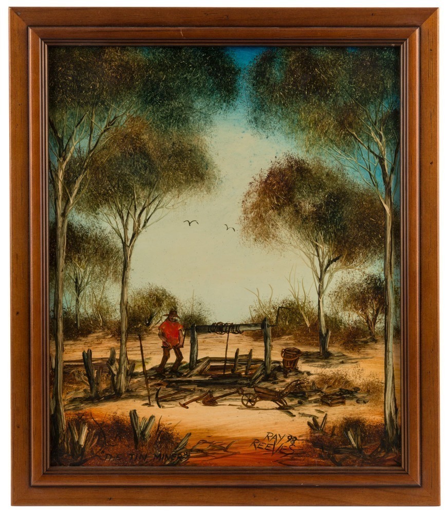Eleven artworks including paintings by RAY REEVES, COL BROWN, MAL ...