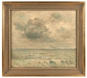 THOMAS (TOM) HUMPHREY (1858-1922), (Port Phillip Bay), watercolour, signed lower right "Tom Humphrey", 30 x 35cm, 39 x 43cm overall - 2