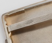 A Chinese silver cigarette case with engraved dragon decoration, early 20th century, seal mark to interior, ​​​​​​​14.5cm wide, 186 grams - 4