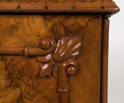 A fine antique English walnut Davenport with satinwood interior, after a design by Smee, 19th century, 95cm high, 60cm wide, 66cm deep - 6