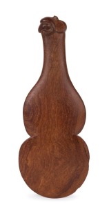 Maori patu, carved maire wood, New Zealand origin, 20th century, 36cm long