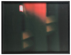 ARTIST UNKNOWN, (Interior), large format photograph, signed (indistinctly) and dated '03 verso, framed & glazed, overall 86 x 113cm.