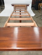 GILLOW & Co. style "Imperial" model English mahogany banquet dining table, with ten legs and six extension leaves, 20th century, 73cm high, 134cm long (extends to 498cm), 142cm deep - 5