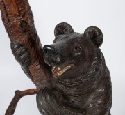 A Black Forest hallstand with carved bear decoration, 19th/20th century, 185cm high&nbsp; - 2
