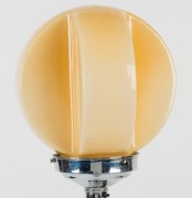 An Art Deco standard lamp, chrome and glass, circa 1930, ​​​​​​​163cm high - 3