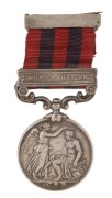 INDIA GENERAL SERVICE MEDAL with BURMA 1887-89 clasp, engraved to 40/1802 Pte. P. Hansen 1st Bn. Hamps. R.