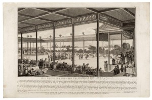 ISIDORE STANISLAS&nbsp;HELMAN (1743 - 1806) F&ecirc;te Donn&eacute;e Aux Viellards Par L&rsquo;Empereur Kien-Long, Le 14 Fevrier 1785 (Feast For Elders Given By Emperor Kien-Long), pair of copper engravings, text including engraver, date, 1788, title and caption in plate above a