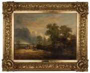 SAMUEL DAVID COLKERTT&nbsp;(1806-1863), Returning From Harvest, oil on board, signed lower left, ​​​​​​​45 x 60cm, 67 x 82cm overall - 2