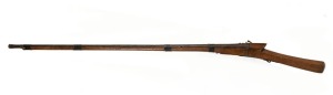 An antique Indian matchlock wall gun, early 19th century, 183cm long