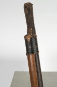 An antique Indian matchlock wall gun, early 19th century, 183cm long - 2