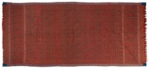 An antique paisley shawl, 19th century, 300 x 139cm