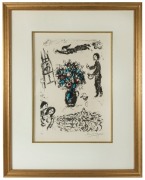 MARC CHAGALL (1887-1985), L'Arbre Vert aux Amoureux 1980, lithograph, 38/50, published by Fernand Mourlot, Paris, with their blindstamp, signed in pencil lower right "Marc Chagall", 55 x 39cm, 88 x 69cm overall - 2