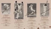 "THE BLUES LIVING LEGENDS The Greatest Living N.S.W. Team announcd 2nd January 2000" limited edition photographic display, marked "Artist Proof", signed by all 12 players including Morris, Simpson, Bradman, Harvey, Border, Waugh and Miller. Overall 30 x 9 - 4