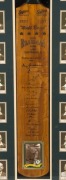 BRADMAN'S INVINCIBLES 1948: A presentation in specially constructed case, with a full size replica Don Bradman bat with applied signatures of the whole Australian team, additionally with a collector card with original Bradman signature affixed at base; th - 2