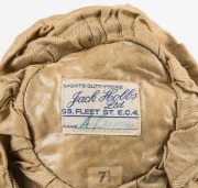 EAST AFRICA CRICKET CLUB: International team woollen cap made by Jack Hobbs Ltd., Fleet Street, circa 1967. Player's name "A. Lakhani" in pen to manufacturers label. - 2