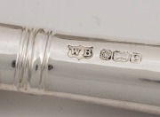 Georgian sterling silver cutlery, comprising 12 dinner forks, 12 entree forks, 12 table spoons, 12 dessert spoons, 12 teaspoons, plus 12 dinner knives and 12 entree knives, (84 items) 2340 grams silver weight not including knives - 3