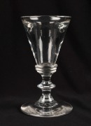 A Georgian funnel shaped toast master's glass,18th/19th century, 10.5cm high