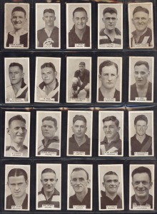 1933 W.D. & H.O. WILLS "Footballers 1933" complete first 100 cards in the set [100], in G - EF condition.