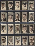 1934 A.W. ALLEN LTD "Cricketers" (flesh tinted, backs with frame lines), complete set [36] in VF-EF condition.